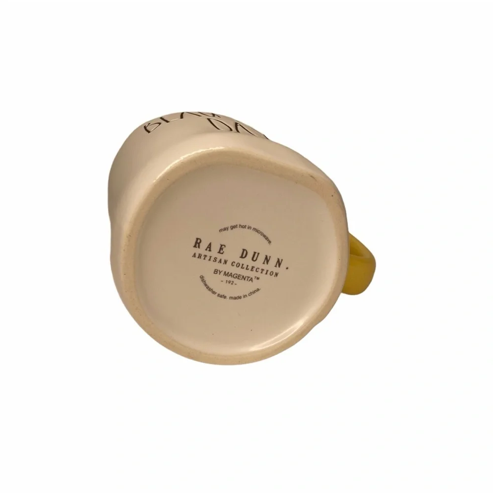 RAe dunn coffee mug beautiful Day ivory
